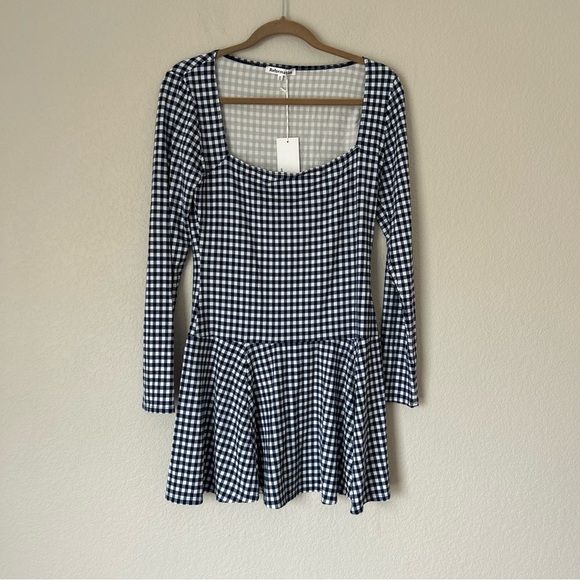 NWT Reformation Coen Dress in Madison Check - Picture 3 of 6